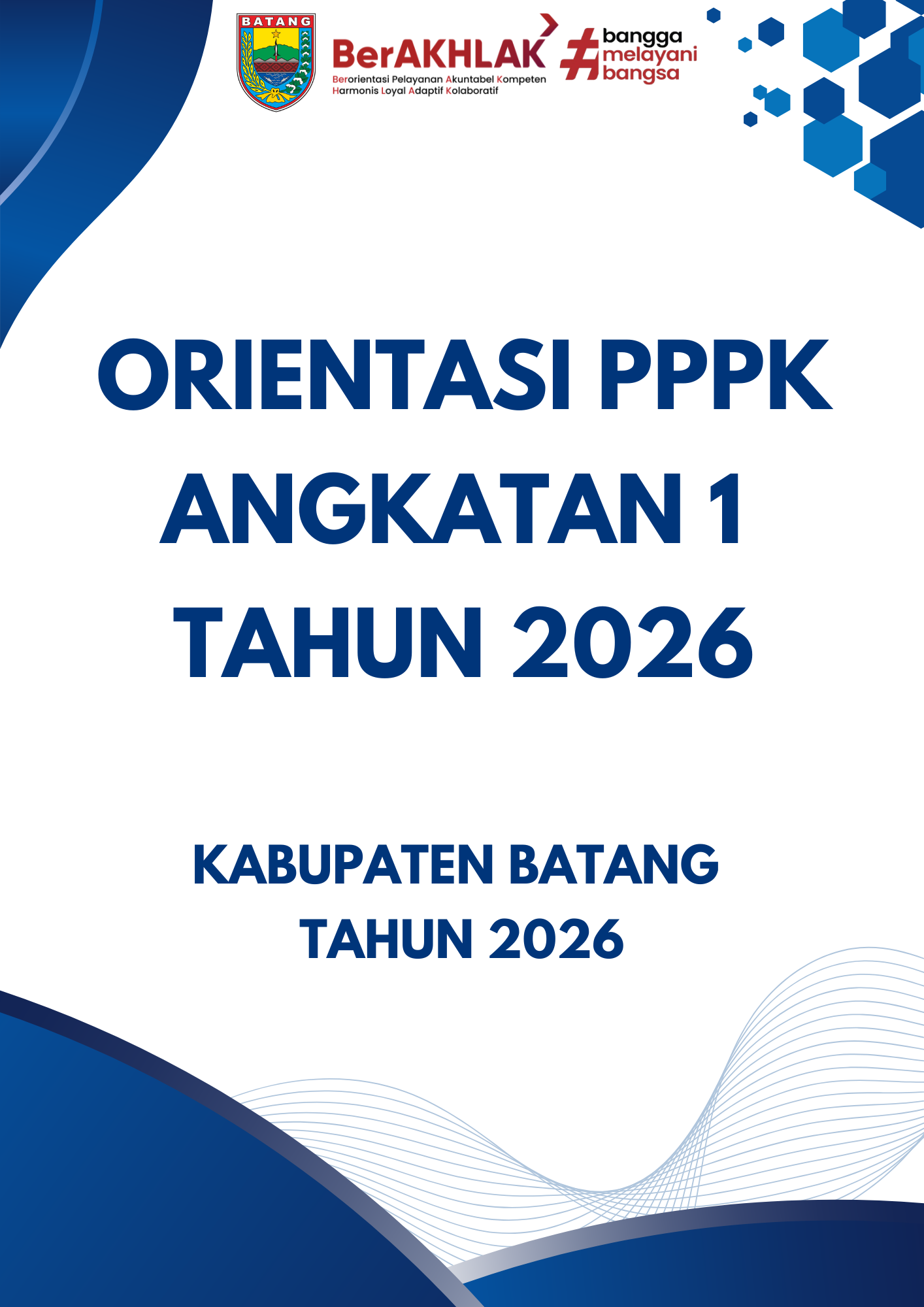 ORIENTASI PPPK ANGKATAN 1  TAHUN 2026